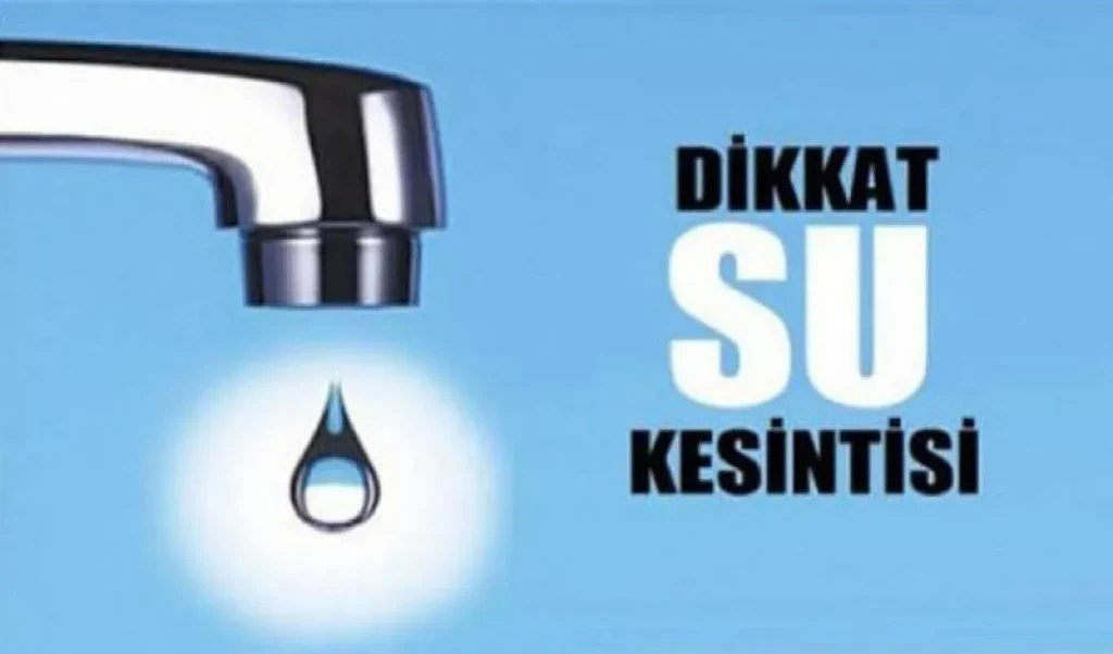 İzmir’de, su tüketiminin yoğun olduğu bölgelerde 6 Ağustos’tan itibaren 6 saatlik su kesintisi yapılacak…