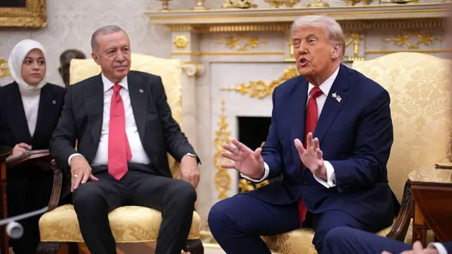 Cumhurbaşkanı Erodoğan-Trump görüşmesi