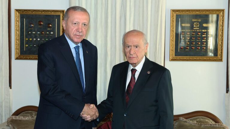 Cumhurbaşkanı Erdoğan, Bahçeli’yi ziyaret etti