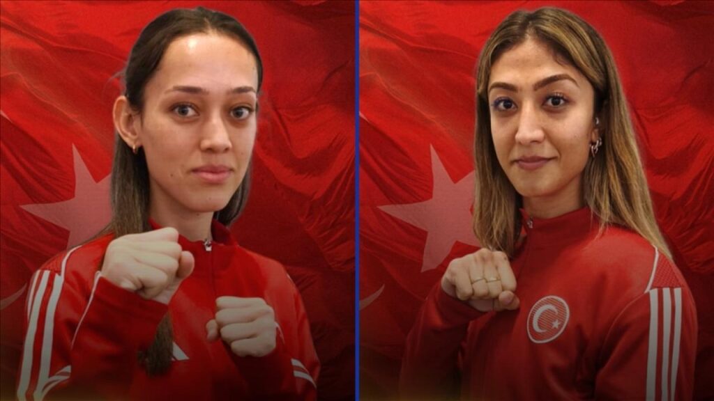 Dünya Tekvando Şampiyonası’nda mücadele eden Emine Göğebakan, kadınlar 46 kiloda ve Nafia Kuş Aydın, kadınlar +73 kiloda altın madalya kazandı.