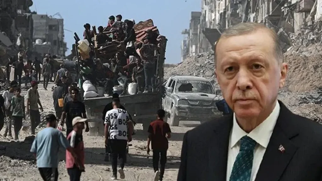 Erdoğan, özellikle Cumhurbaşkanı Erdoğan: “Gazze’nin yeniden inşa sürecinde “laf değil icraat zamanı” vurgusuyla İslam dünyasına çağrıda bulundu…