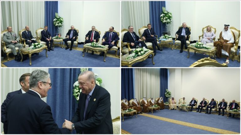 Cumhurbaşkanı Erdoğan’ın, ‘Şarm Eş-Şeyh Barış Zirvesi’nde katılmak için gittiği Mısır’da yoğun diplomasi trafiği…