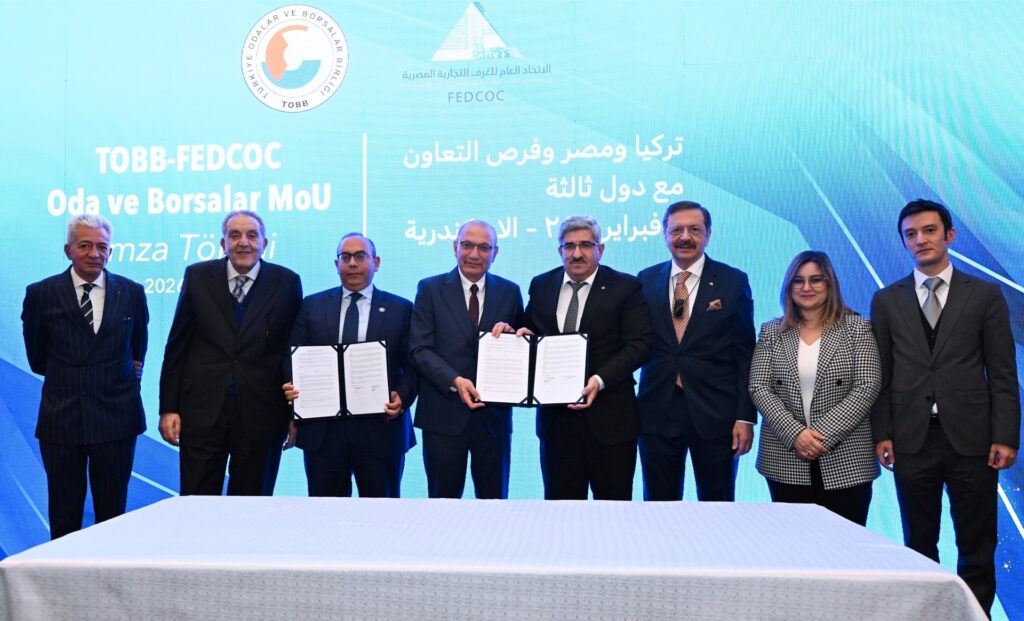 Kocaeli Ticaret Odası (KOTO) Başkanı Bulut, Mısır’da İş Birliği Protokolüne imza attı