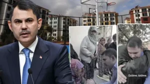 Balıkesir’in Sındırgı ilçesinde meydana gelen depremlerin ardından yapılan inşaatları paylaştı