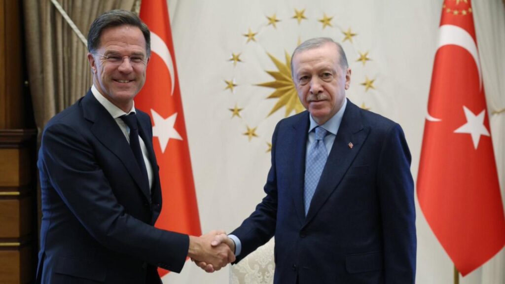 Cumhurbaşkanı Erdoğan NATO Genel Sekreteri Rutte ile görüştü