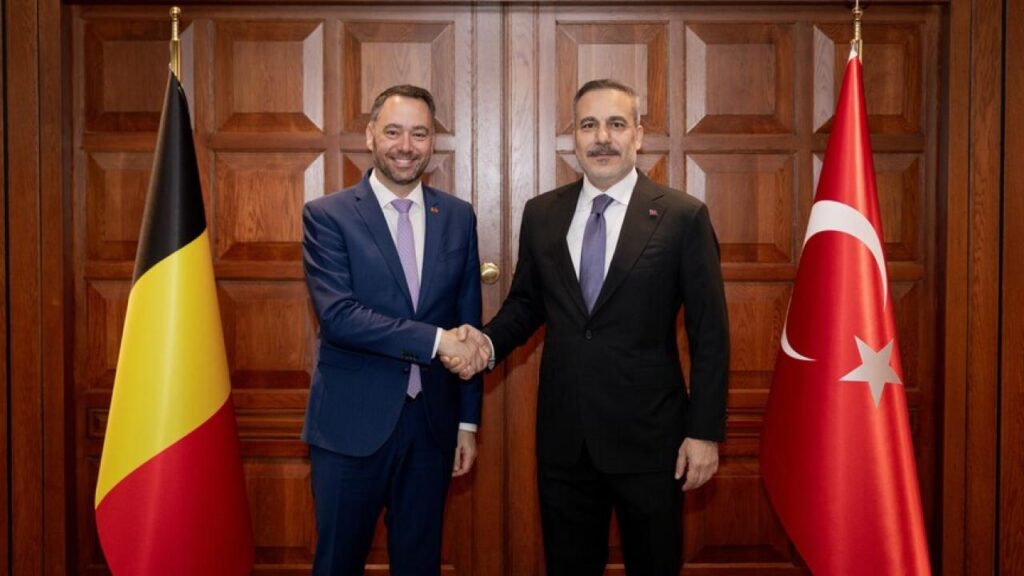 Dışişleri Bakanı Fidan, Belçika Başbakan Yardımcısı ve Dışişleri, Avrupa İşleri ve Kalkınma İşbirliği Bakanı Maxime Prevot ile Ankara’da bir araya geldi.