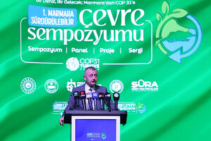 1. Marmara Sürdürülebilir Çevre Sempozyumu başladı;  Başkan Büyükakın: “Marmara için herkes elini taşın altına koymalı”